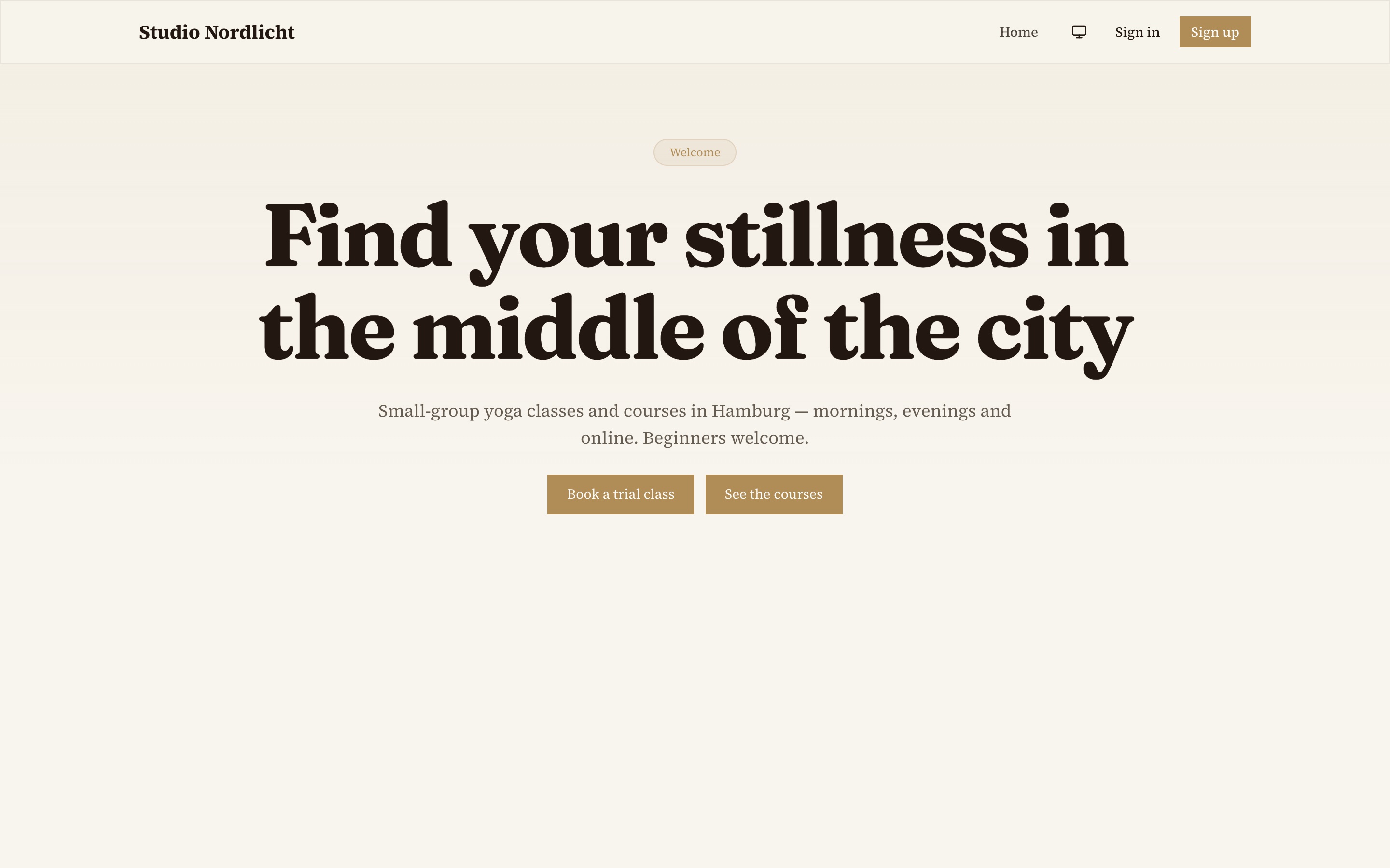 A site built with Lasersite